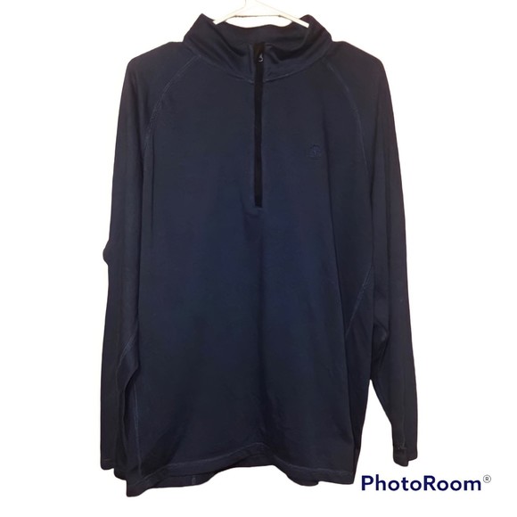 Timberland Men’s Navy Blue Casual Basic Quarter Zip Pullover Size XL - Picture 1 of 5